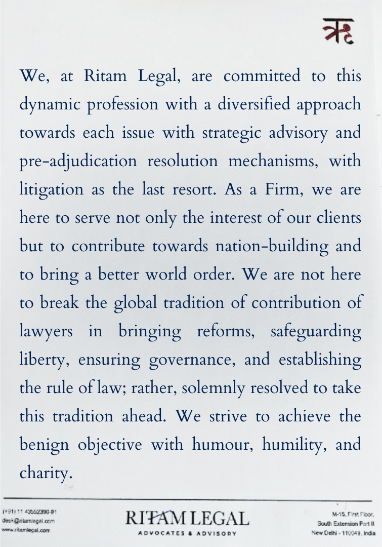 Ritam Legal Commitment
