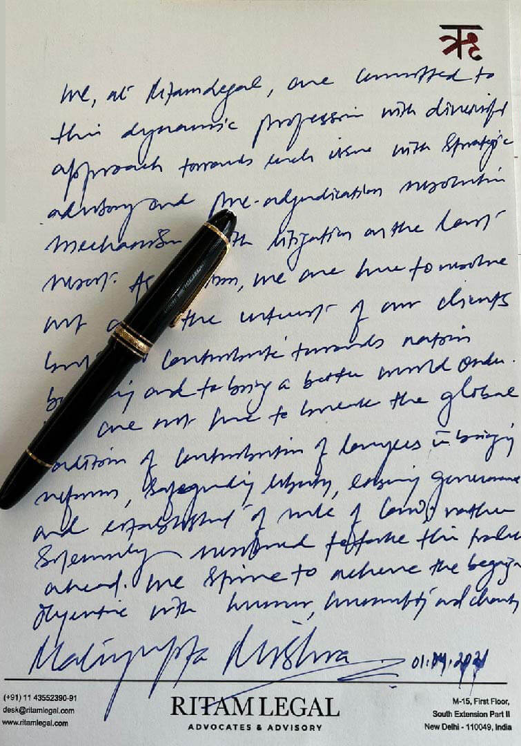 Ritam Legal Commitment